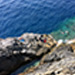 While walking along the Via dell' Amore there are ways to climb down to the sea. 