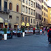 Its easy for tourists to find a restaurant adjacent to the Piazza.