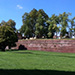 A panorama view of Lucca's medieval wall.
