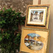 Paintings for sale in Lucca's streets. 