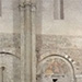 Fading frescoes and structural repairs on the main level of the Church of San Giovanni. 