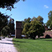 Panorama of Lucca's wall from the outside. 