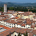 From the top of Guinigi Tower we can see the Piazza dell'Anfiteatro and behind it - San Frediano.